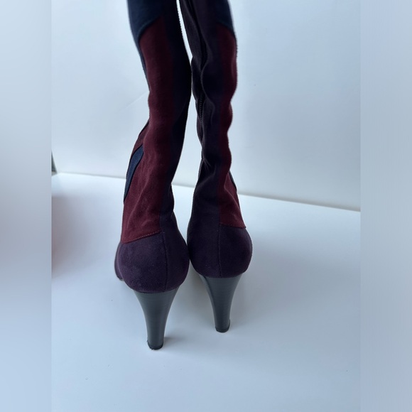 6M Impo Purple Faux Suede Tall Shaft Heeled Boots *Worn Once* + Box EUC - Picture 9 of 11